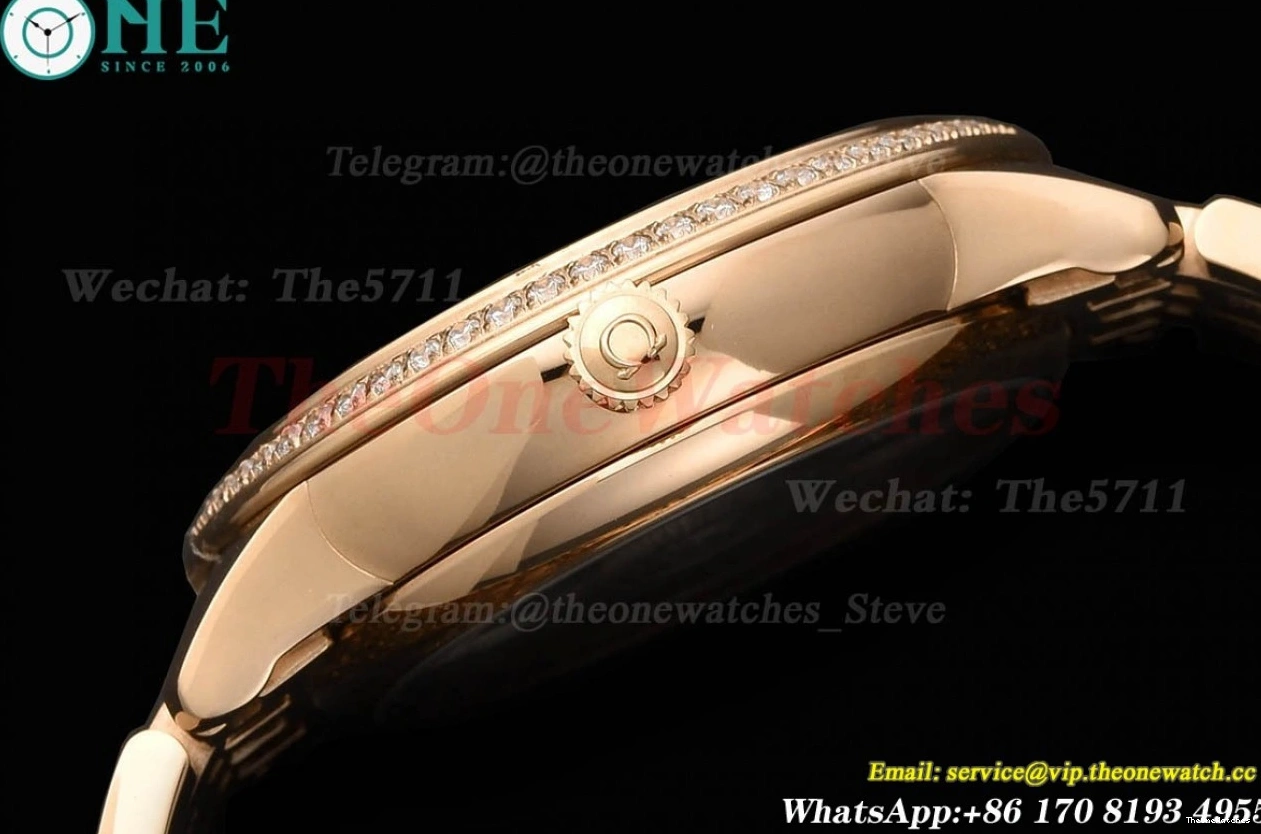 De A8800 RG Prestige Dial Ladies VSF Ville Dia 34mm Brown RG 0108